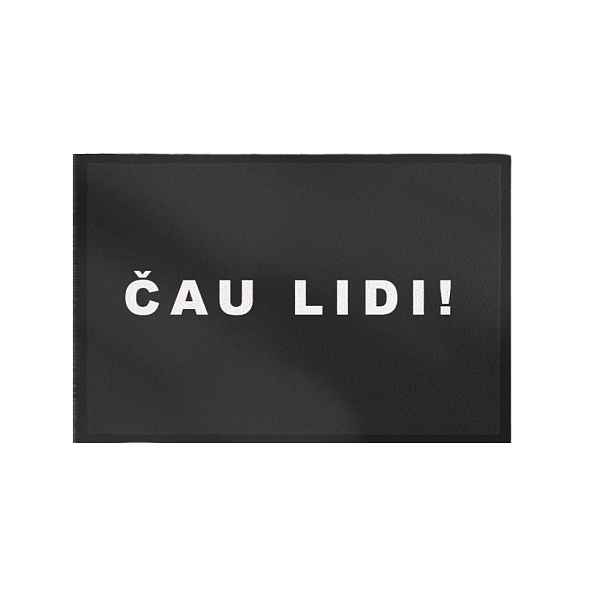 POSLEDNÍ ŠANCE: Rohožka Čau lidi 40x60 cm - na ven i na doma, 40x60, šedá, GDmats
