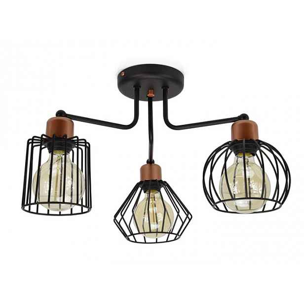 Lampa Stropní Svítidlo Loft Edison z drátu 720-3
