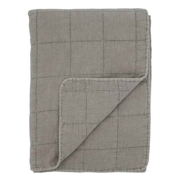 Latté přehoz s opraným vzhledem Aix Vintage Quilt - 130*180 cm Chic Antique