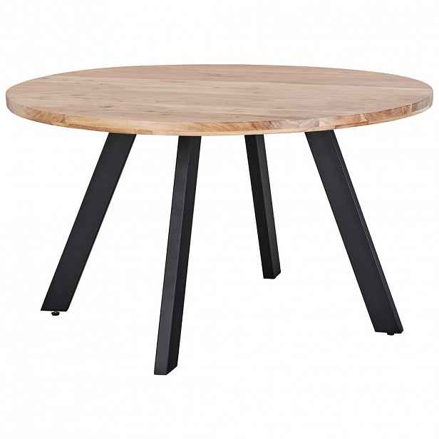 P & B JÍDELNÍ STŮL, akácie, přírodní barvy, 130/130/76 cm