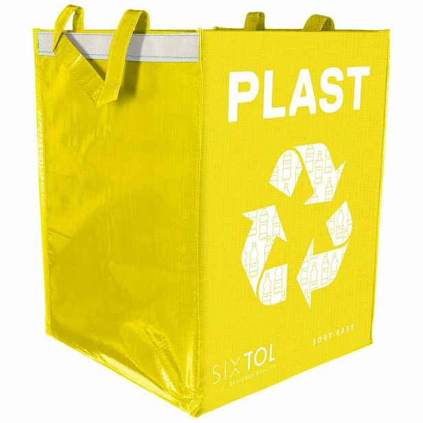 Sixtol Taška na tříděný odpad SORT EASY PLASTIC, 36 l