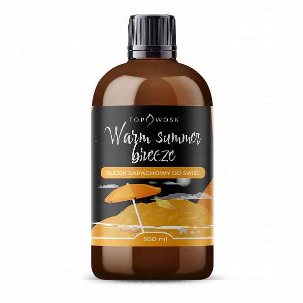 Vonný olej na svíčky Warm Summer Breeze 500 ml na parafínový vosk
