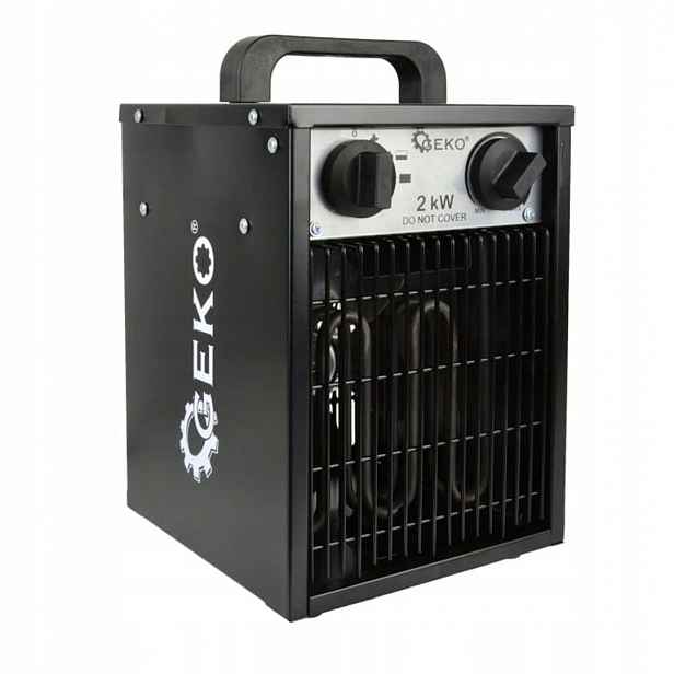 Elektrický ohřívač s termostatem Geko G80400 2kW 85°C