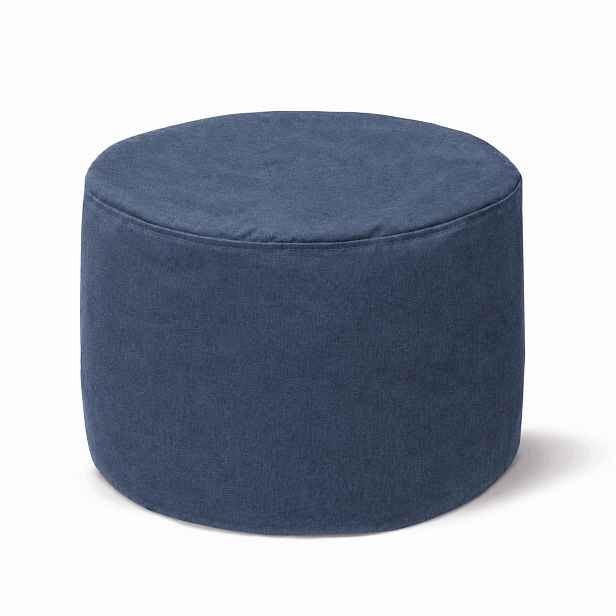 Okrouhlá Podnožka 35x25 cm Kulatá Malá Taburet Dekorativní Do Obývacího Pokoje Oxford