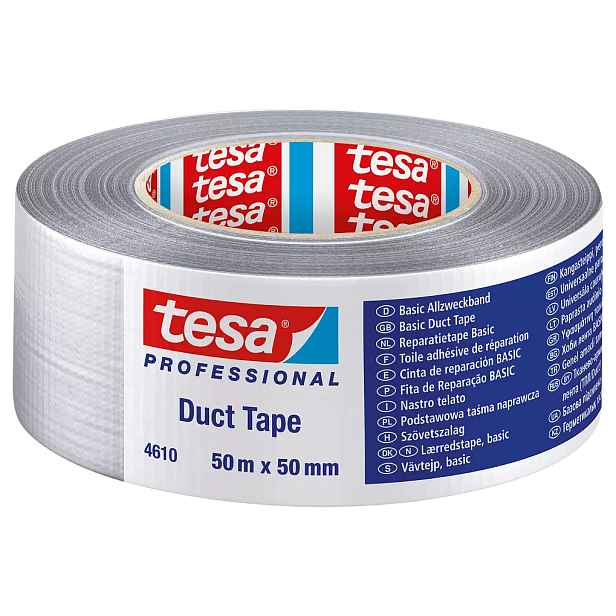 Páska opravná Tesa 4610 50 mm/25 m stříbrná