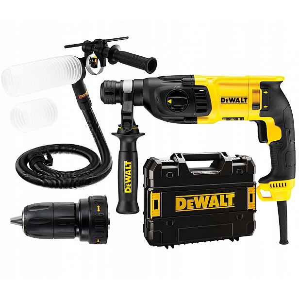 Vrtací kladivo 800W 2,8j Dewalt D25134K Odprašování
