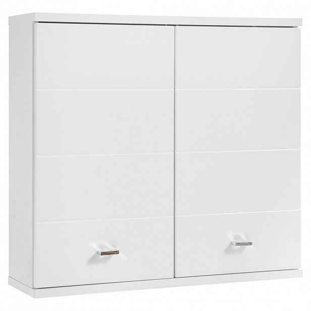 Xora ZÁVĚSNÁ SKŘÍŇKA, vysoce lesklá bílá, bílá, 76/71/23 cm