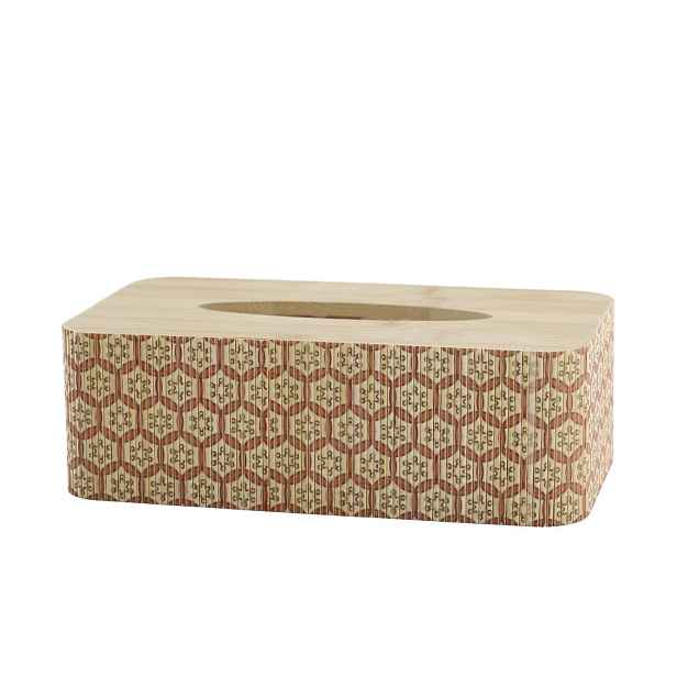 Bambusový zásobník na papírové kapesníky Amilly Box - 25*13*8 cm Chic Antique