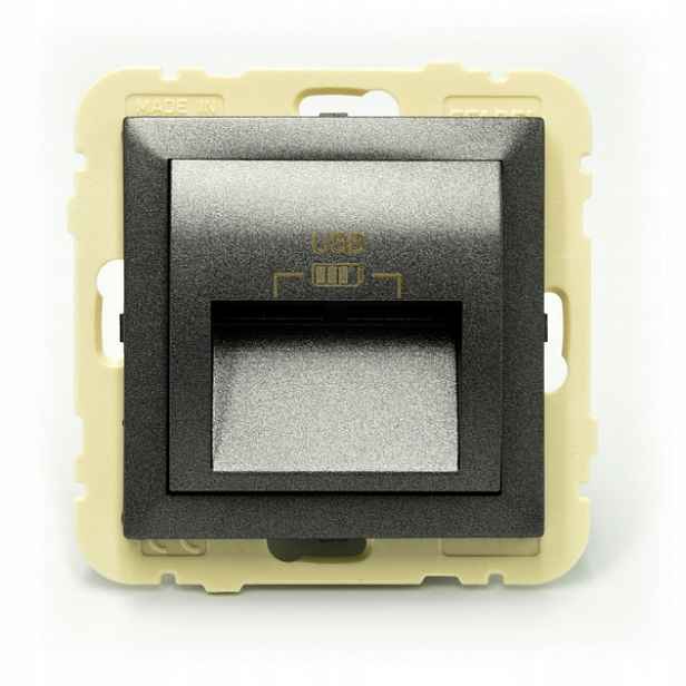 Efapel LOGUS90 Usb Zásuvka 2,4A Grafit 90384KWIS