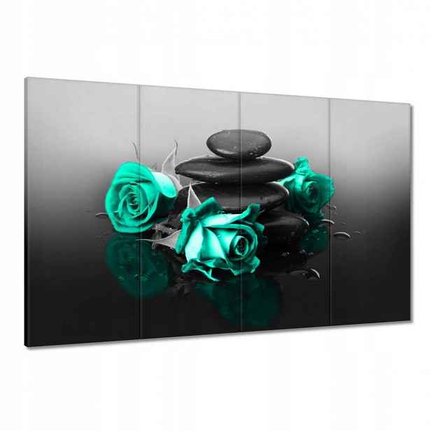 Obrazy 120x80 Mátová růže Spa Wellness
