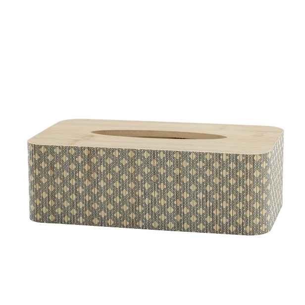 Bambusový zásobník na papírové kapesníky Amilly Box - 25*13*8 cm Chic Antique