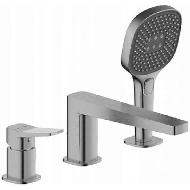 Kfa Vanová Baterie 3-OTVOROVÁ Malaga, Gun Metal Grey Pvd