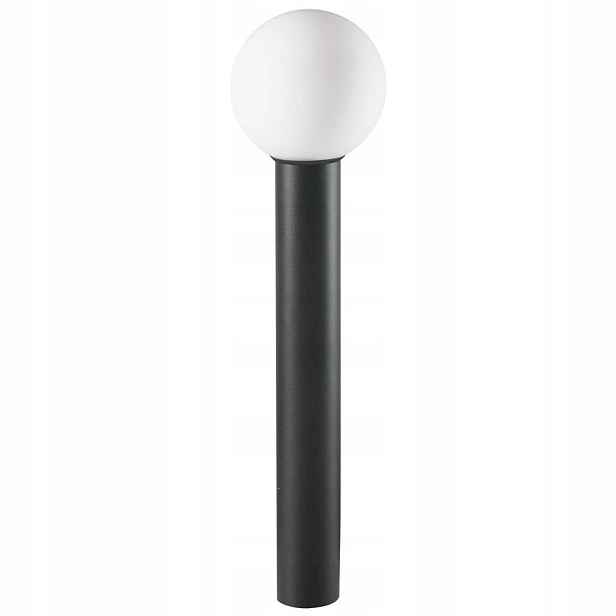 Led zahradní sloupková lampa Feltre 20W E27 Černá Pískovaná IP54 Moderní