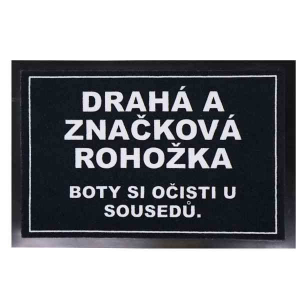 POSLEDNÍ ŠANCE: Drahá a značková rohožka 40x60 cm - na ven i na doma, 40x60, černá, Mercury Flooring