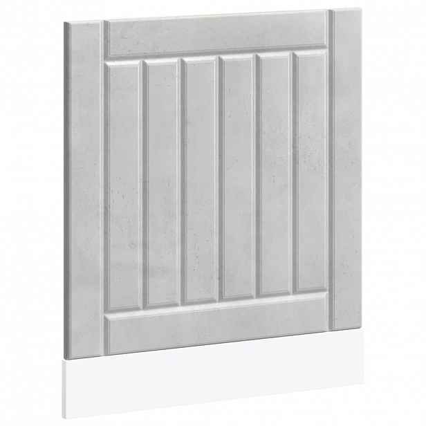 vidaXL Panel na myčku Lucca betonově šedá kompozitní dřevo
