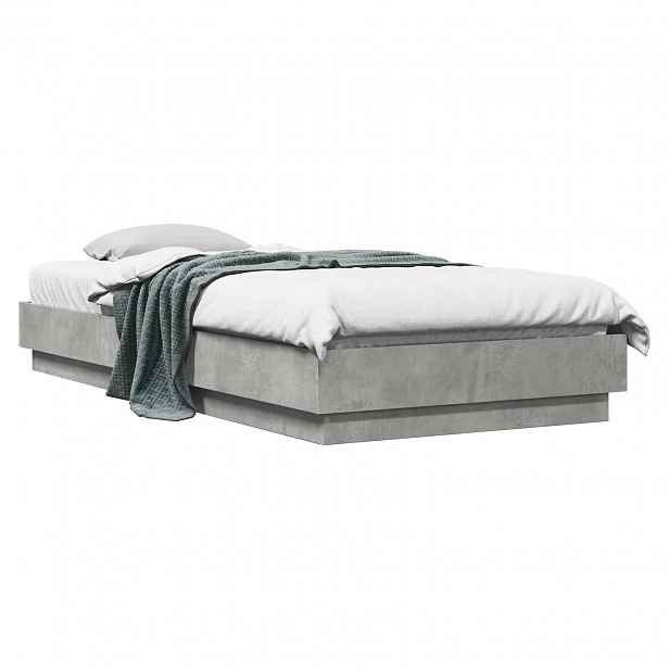 vidaXL Postel na podlaze Betonově šedá 80 x 200 cm Kompozitní dřevo