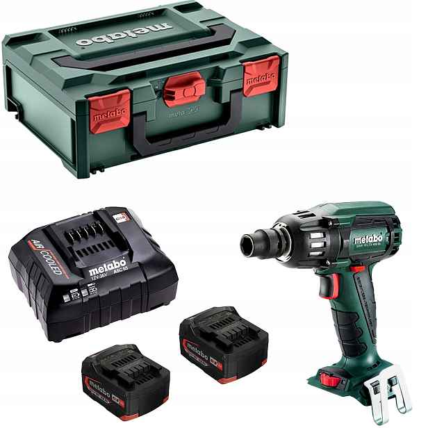 Aku rázový utahovák Metabo Ssw 18 Ltx 400 Bl 602205500 2x4 Ah kufr
