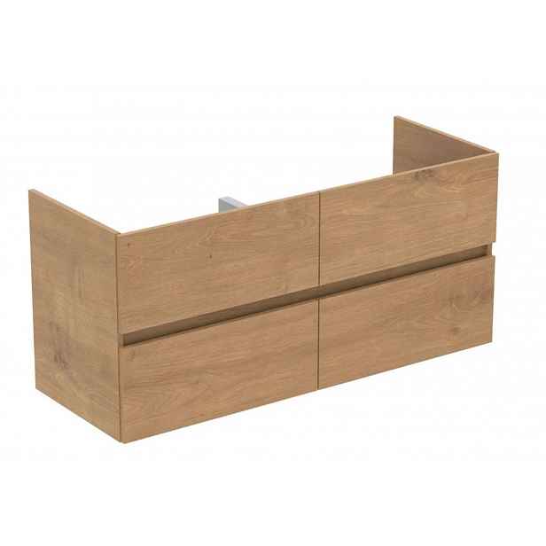 Ideal Standard Eurovit+ - Umyvadlová skříňka, 55x120x44 cm, 4 zásuvky, dub R0267Y8