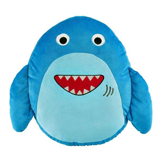 Plyšový dětský polštářek Sheldon the Shark – Catherine Lansfield