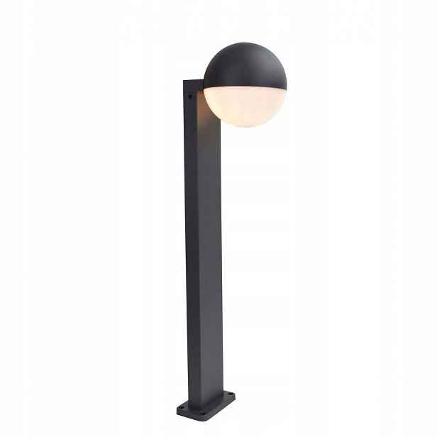 Zahradní sloupková lampa Looma opálová Lutec