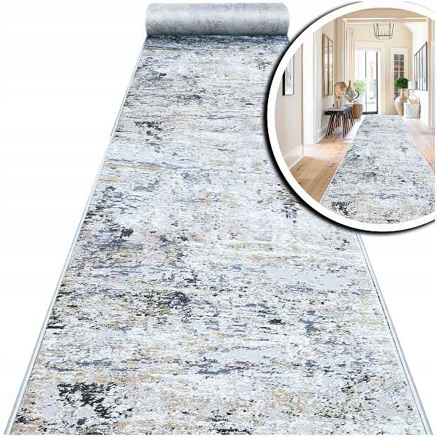 Koberec Běhoun na míru do předsíně Chodníky Na Metry 120 cm Obšitý Laila 2229