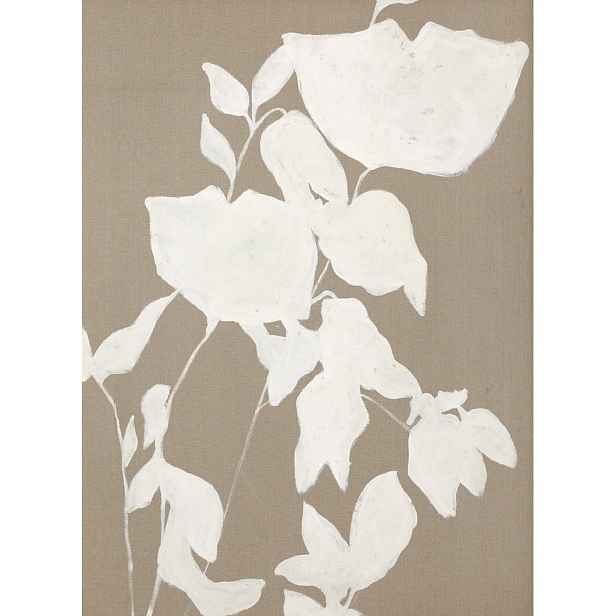 Ručně malovaný obraz 90x120 cm Fortuna White – Malerifabrikken