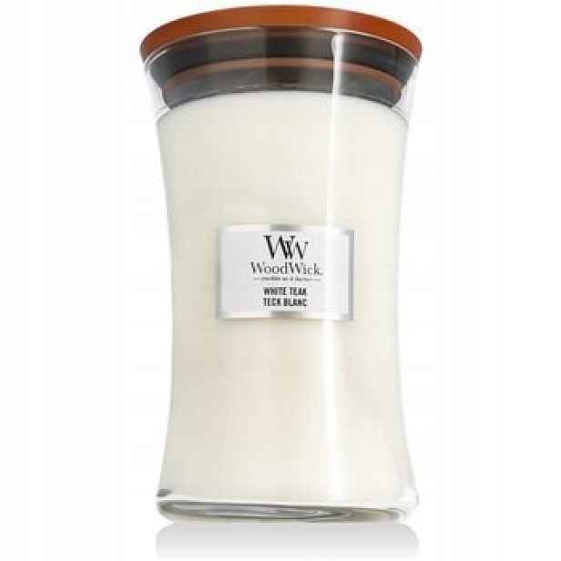WoodWick Linen Vase (linen) – Scented candle 275.0 g