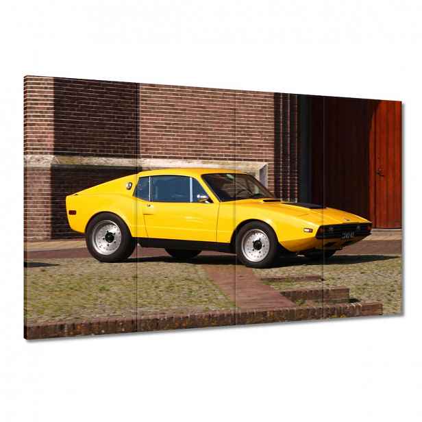 Obrazy 120x80 Žlutý sportovní automobil