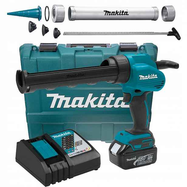 Odšťavňovač na hmoty 18V 1x3Ah Lxt v tubách 300 ml, Makita DCG180RFX