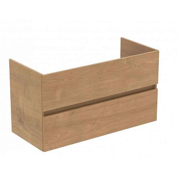 Ideal Standard Eurovit+ - Umyvadlová skříňka, 55x100x44 cm, 2 zásuvky, dub R0265Y8