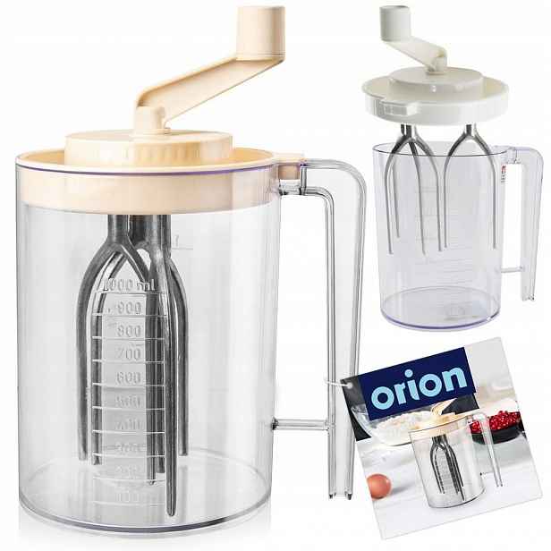 Mechanický kuchyňský ruční mixér na šlehání a míchání, míchadlo