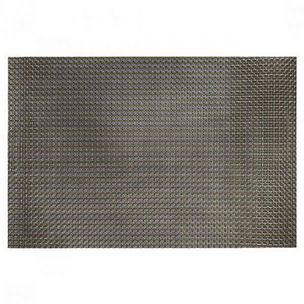 Sada 4 stolních rohoží, 45 × 30 cm, stříbřitá a zlatá