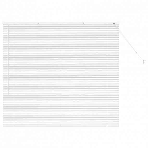 vidaXL Venet školní žaluzie Bílá 130 x 150 cm 25 mm Hliník