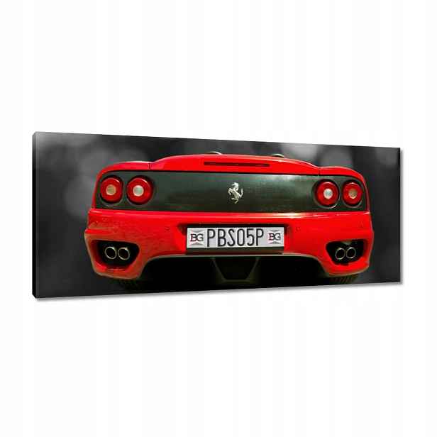 Obrazy 100x40 Červené Ferrari