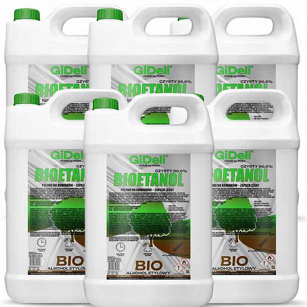 Bioetanol do krbu 6x 5L lesní vůně biopalivo