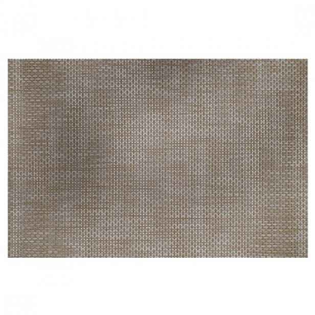 Sada 4 stolních rohoží, světle hnědá, 45 × 30 cm