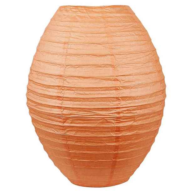 Stropní lampa oranžová papírová3491400-18