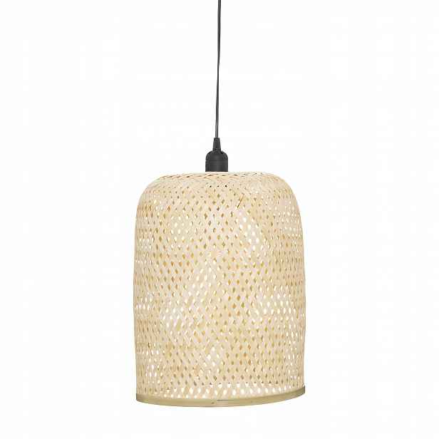 Závěsné svítidlo Ali, bambusové, O 28 cm