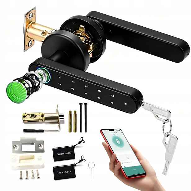 Elektronický Zámek na šifrování kód domovní klíč na dveře digitální Pin klika