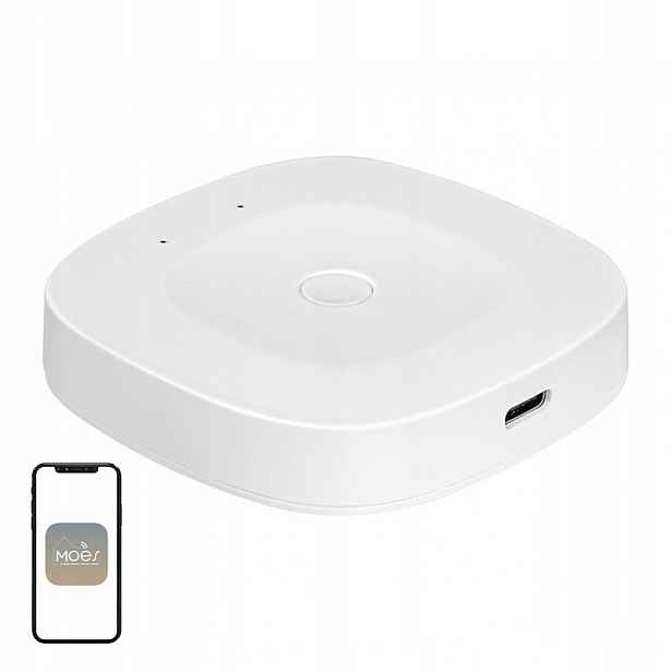 Inteligentní brána Moes Zhub-c ZigBee Ethernet Centrála Usb-c Smart Home