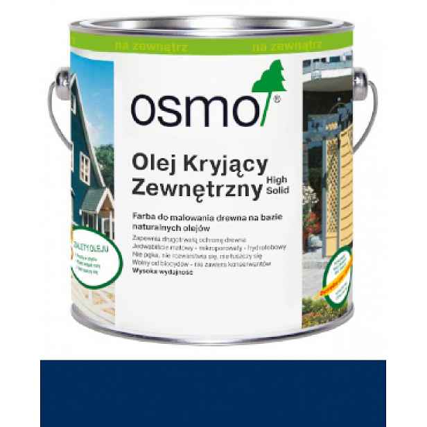 Osmo 2506 0,75L Vnější krycí olej na dřevo Světle Modrá