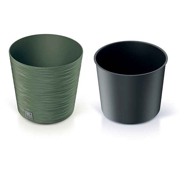 Prosperplast Květináč FUSU zelený, varianta 30 cm
