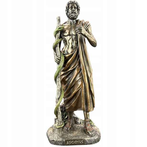 Figurka Stojící Socha Asklepios Řecký Bůh Medicíny Veronese WU77123A4
