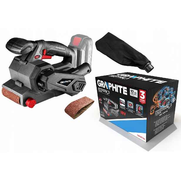 Graphite Akumulátorová pásová bruska Energy 18V 58GE136