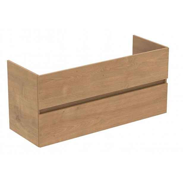 Ideal Standard Eurovit+ - Umyvadlová skříňka, 55x120x44 cm, 2 zásuvky, dub R0266Y8