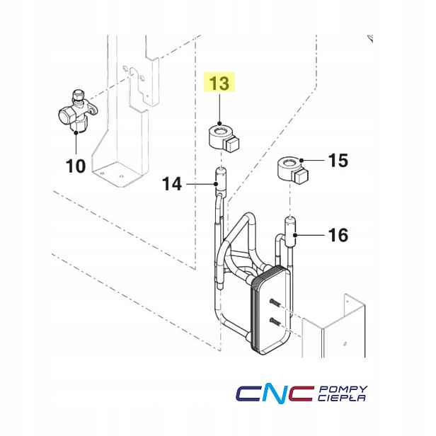 Vaillant 0010043784 Cívka expanzního ventilu Lev tepelné čerpadlo