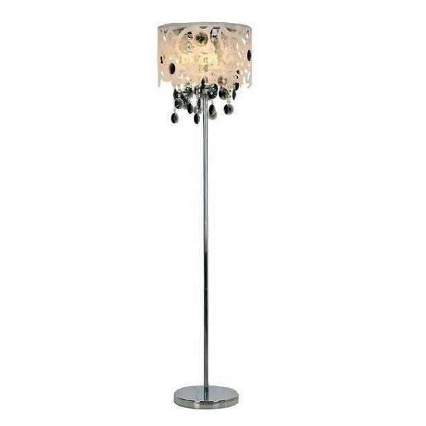Stojací lampa chrom + akryl 3x40W E14 Talita