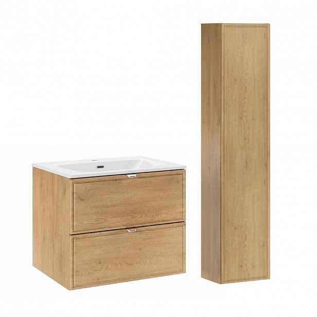 Petits-meubles KOUPELNOVÝ NÁBYTEK 61cm Elias 2er-Set Dřevo
