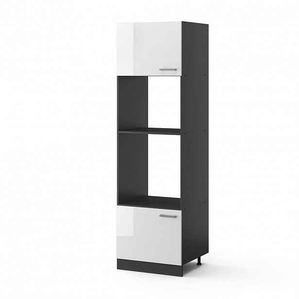 Vicco SKŘÍŇKA NA MIKROVLNNOU TROUBU R-Line Bílá vysoký lesk 60 cm