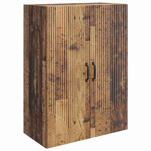 vidaXL Nástěnná skříň 66 x 34,5 x 90 cm Kompozitní dřevo Staré dřevo